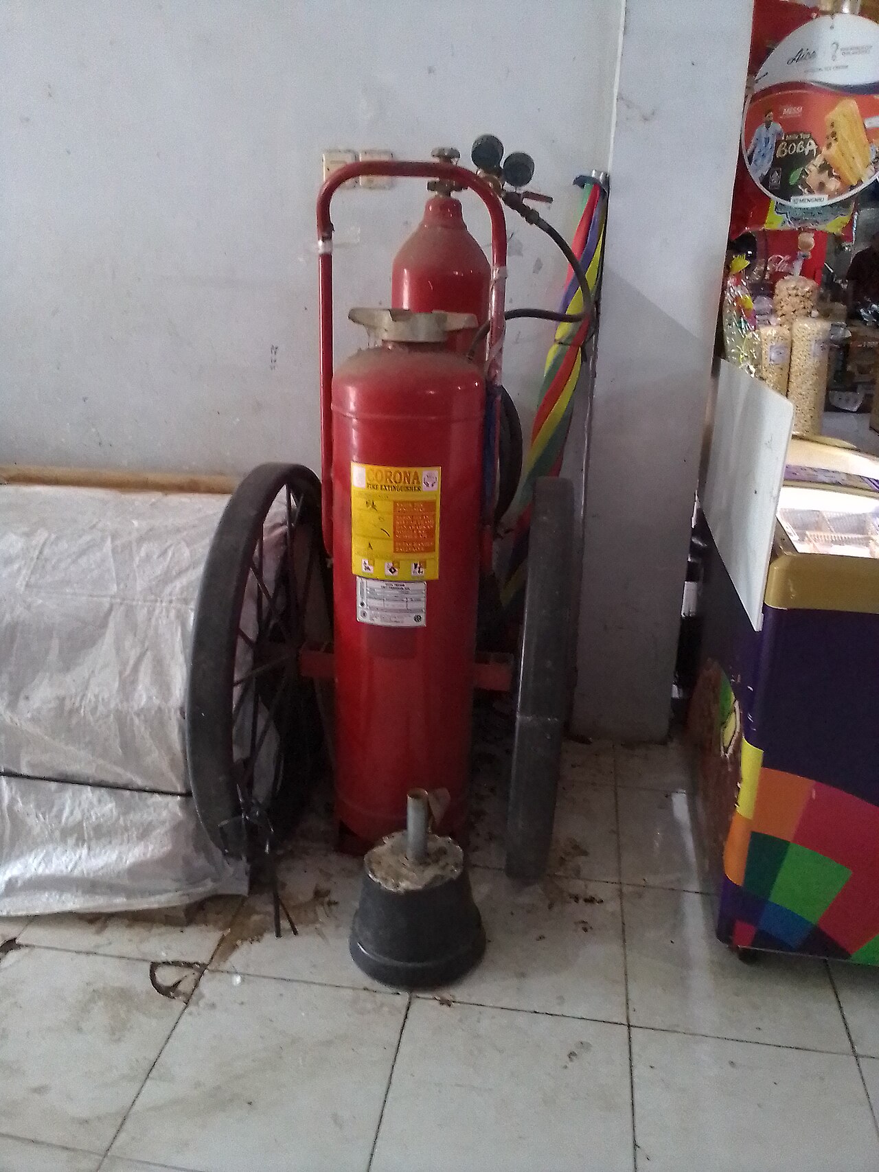 Operasi pemadaman kebakaran pulutan